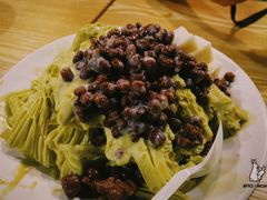 抹茶牛奶绵绵冰-一心冰品(迎津街店)