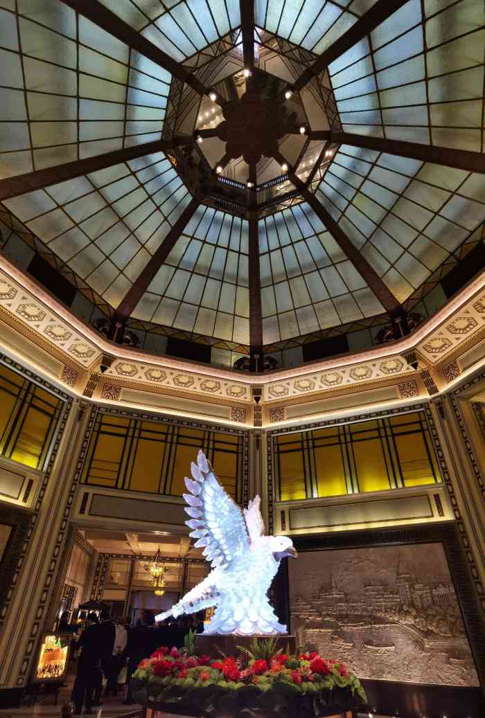 和平饭店华懋阁-"在和平饭店行政主楼的9楼,各个角度都能看.