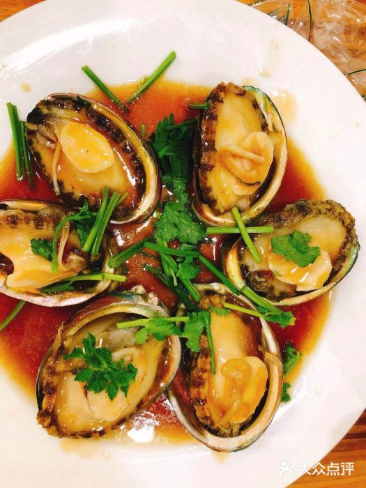 越海啤酒屋海鲜加工海鲜大咖浇汁鲍鱼图片