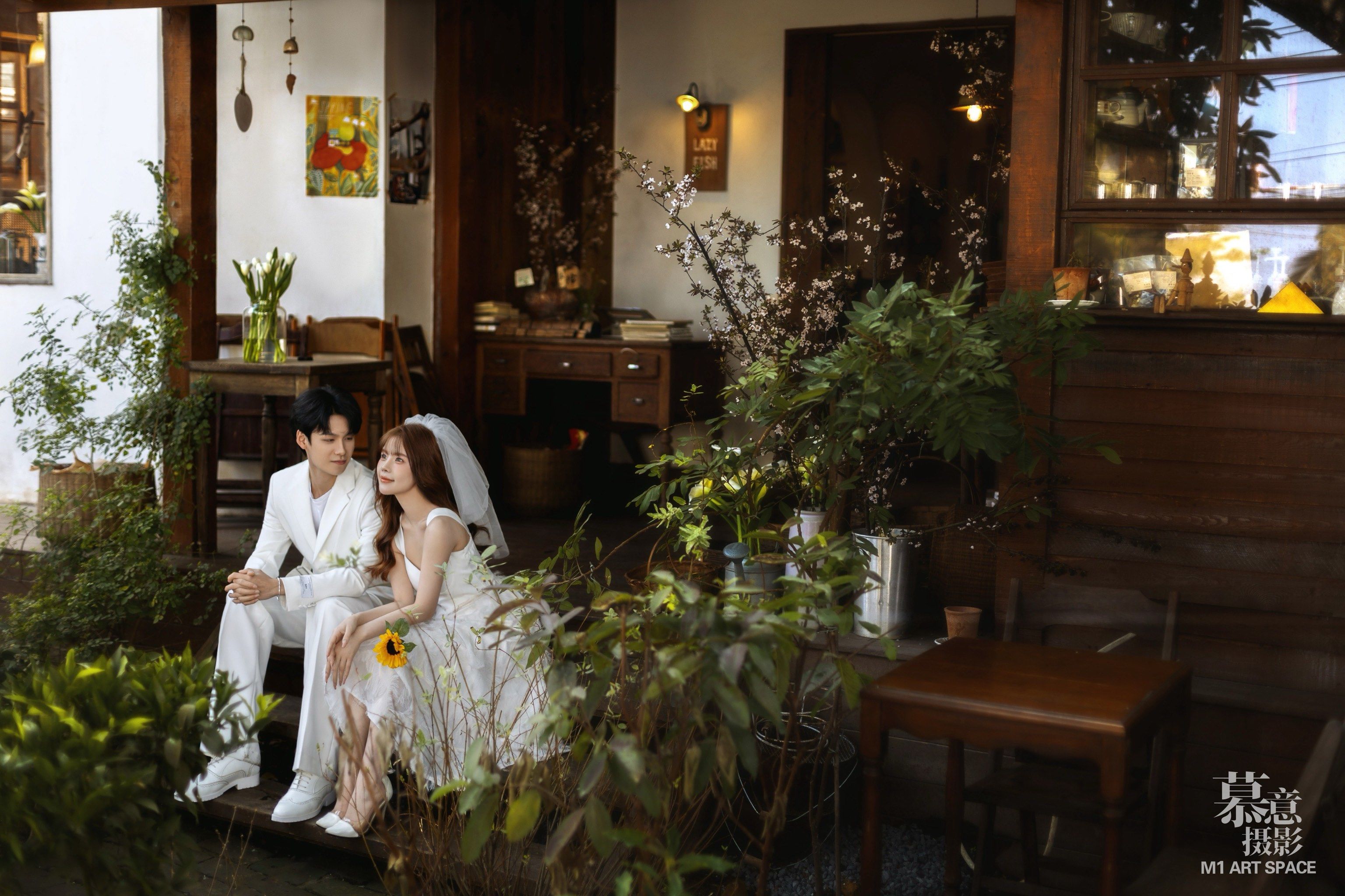 超爱 元气感满满的日式清新婚纱照