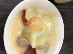 红肠窝蛋芝士捞面-新记餐厅(香槟大厦店)