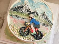 -咖咖熊蛋糕定制·英国蓝风车动物性淡奶油