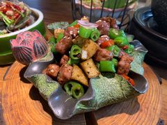 黑椒香菌炒牛仔肉-桃花坞·私房菜餐厅(龙湖时代天街店)