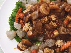 三鲜焖子-添福来墨鱼饺子 · 海鲜东北菜(大连星海·黄浦路店)