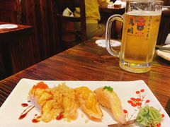 火炙三文鱼寿司四味-鸟鹏烧鸟居酒屋(熙龙湾店)