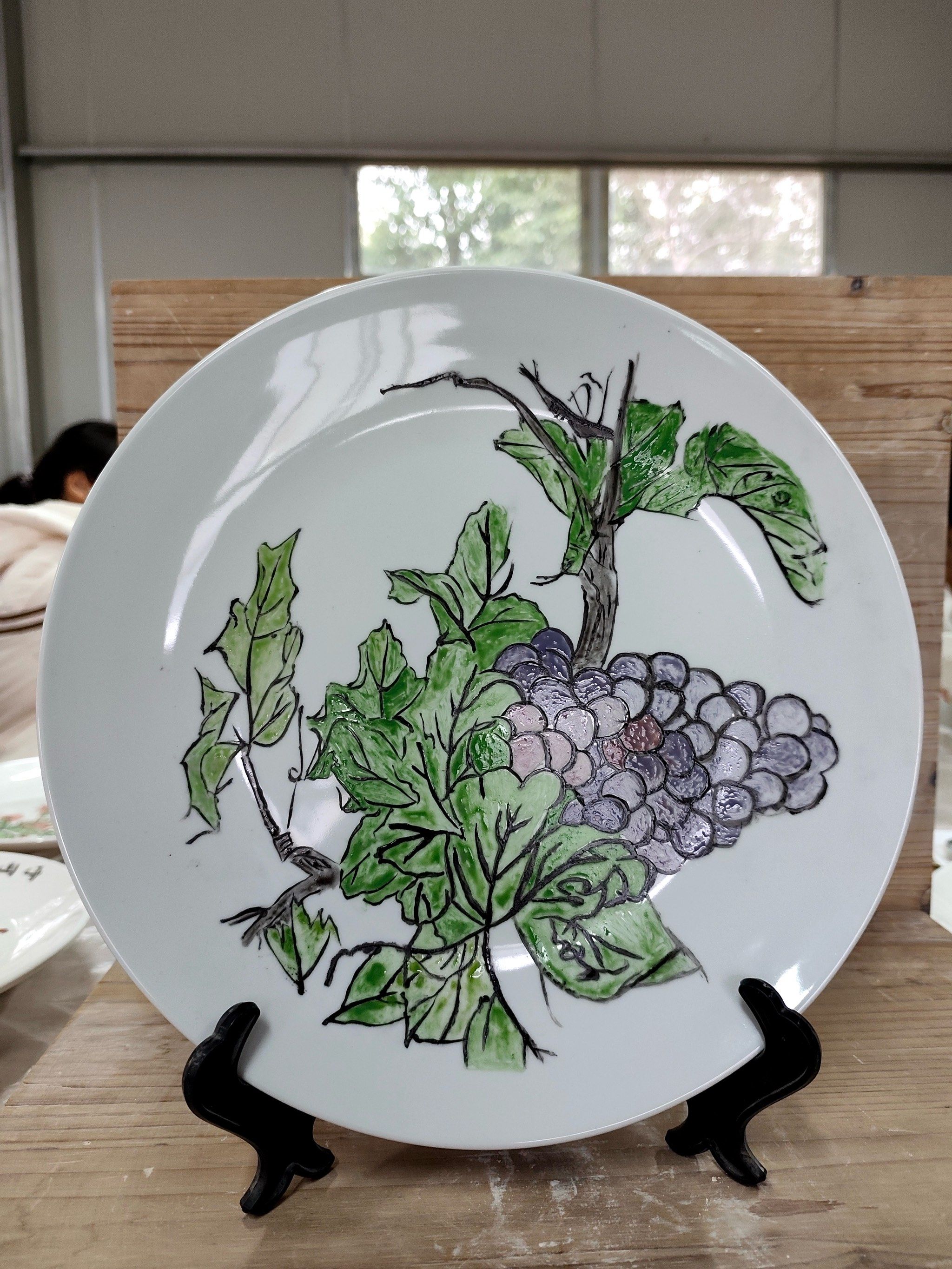 创意手画陶瓷盘