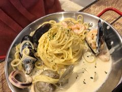 奶油海鲜意面-Kpasta韩式意大利面