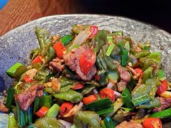 莴笋皮炒肉-2046湘味厨房(南区盈峰店)
