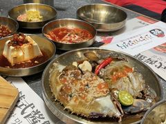 -草家酱蟹炭火烤肉店(珲春南路一店)