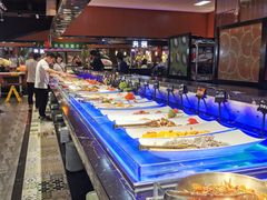 自助取餐区-九寸花汀海鲜烤肉自助(中东迪克店)