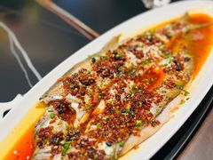 豆豉辣椒蒸刁子鱼-墨泉峰味(润和国际广场店)