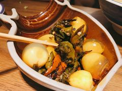 烧辣椒鹌鹑蛋-二孃鸡爪爪(东风路总店)