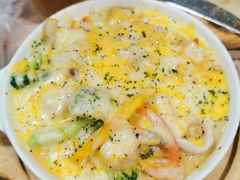 海鲜奶油焗饭-遇见西木美式餐厅(体育路店)
