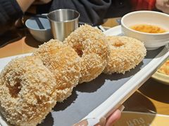 炸虾饼配泰国梅子酱-帕蓝·暹罗料理(大学路店)
