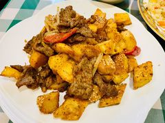 馕丁炒肉-新疆巴州金丝特餐厅(大钟寺店)