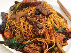 炒六鲜皮肚鳝鱼面-一家人面馆(三条巷店)