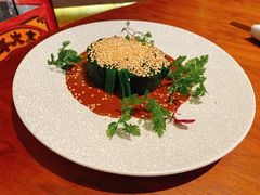 芝麻菠菜-君悦酒店·1881·北京烤鸭