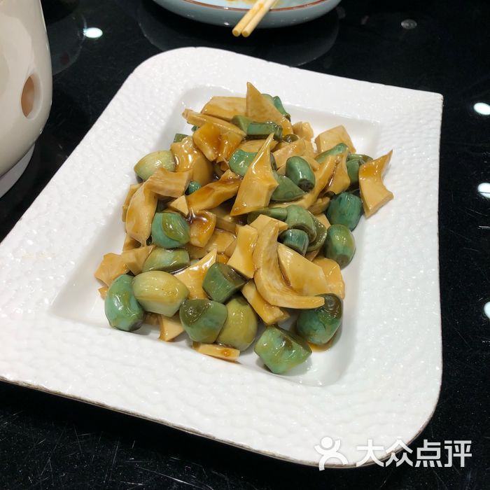 添福酒店腊八蒜炒心管图片-北京私房菜-大众点评网