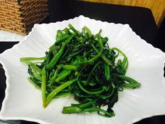 蒜泥空心菜-QQ海鲜餐厅