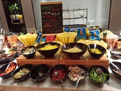 自助取餐区-厦门泰地万豪酒店-贡厨全日餐厅