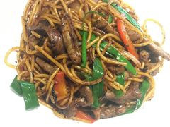 黑椒牛柳炒意粉-嗨T茶餐厅(大石店)