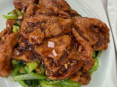 菜心肉柳-北戴河庆山饭店·海鲜砂锅粥(北戴河黑石路店)