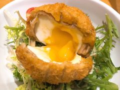 酥炸猪肉裹温泉蛋-胜博殿日式炸猪排(悠唐店)