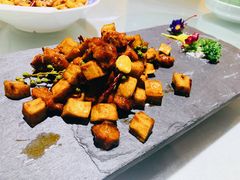 黑椒杏鲍菇剔爆鸡-鸭王烤鸭店(三里河店)