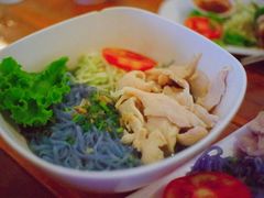 -蝶豆花蓝面条