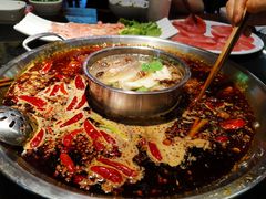红白鸳鸯-好汉锅园林秘制老火锅 柴火霸王鸡(金沙店)