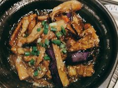 鱼香茄子煲-新宝餐厅(流塘店)