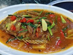 红烧石斑鱼-小海豚•老字号海鲜餐厅(天涯店)