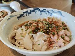 虾仁油泼面-难忘的面(五矿君澜酒店)