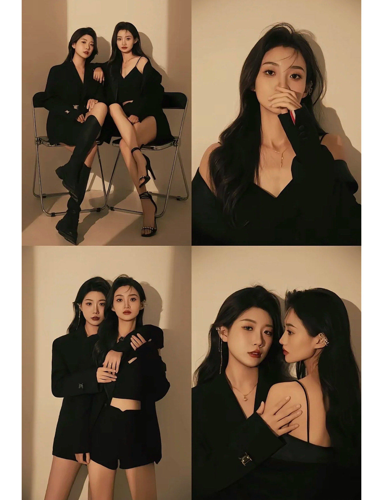 极简闺蜜写真照