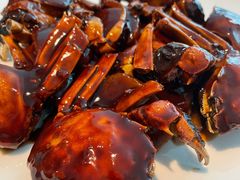 毛蟹炒年糕-屋里厢上海菜馆