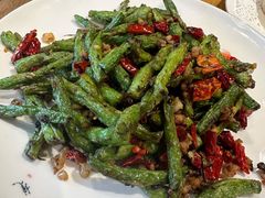 干煸四季豆-粤仔湾砂锅粥(广益哥伦布店)