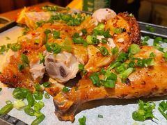 香葱烤鸡-绿茶餐厅