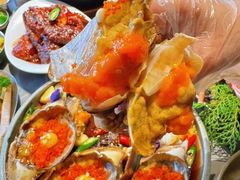 -草家酱蟹炭火烤肉店(珲春南路一店)