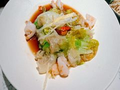 虾仁白灼西生菜-奉天小馆·非遗东北菜(济南万象城店)
