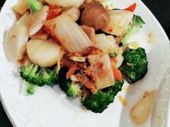 带子炒西兰花-五星海南鸡饭餐馆(张振南路店)