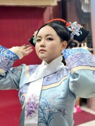 -后宫·古装汉服京剧儿童亲子全家福摄影