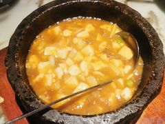鸡汤虾仁豆腐-绿茶餐厅(深南广场万科店)