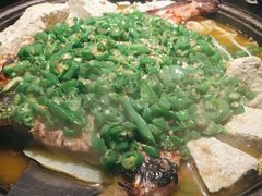 翡翠青椒烤黔鱼-烤匠麻辣烤鱼(环球中心店)
