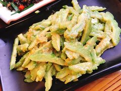咸蛋黄焗苦瓜-华德来餐厅(集美店)