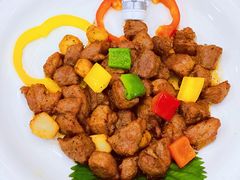 彩椒巴东牛仔粒-万宝海鲜舫(劳动公园店)