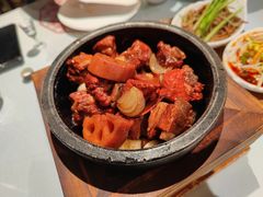 莲菜焖排骨-汉唐宴长安食府