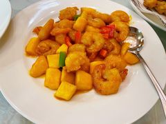 芒果虾仁-万宝海鲜舫(劳动公园店)