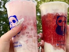 草莓奶冻-茶百道(湖墅潮王路店)