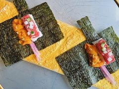 海胆生牛肉手卷-老乾杯和牛烧肉(王府中环店)