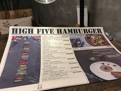 菜单-HIGH FIVE哈福手工汉堡(桂林路店)